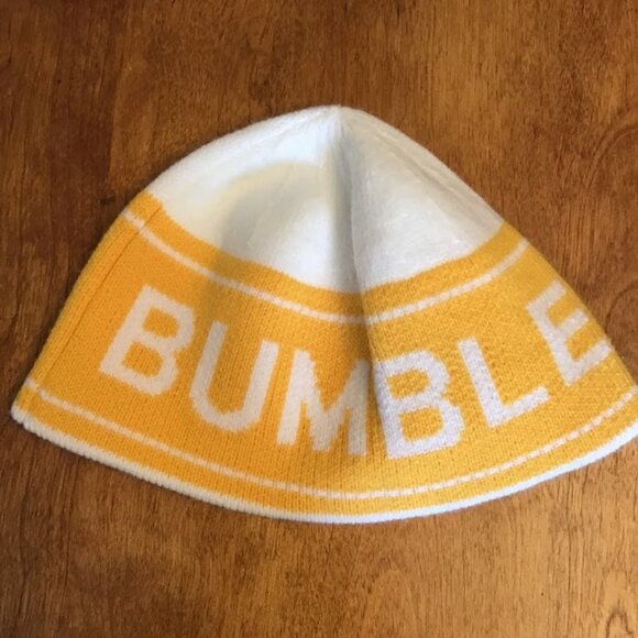 Bumble and bumble Other - Yellow‎ Bumble Beanie Skull Cap Hat with Logo